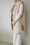 WOLLIES Amsterdam - Dames Vest - Amandel - Maat S/M