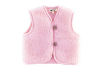 WOLLIES Amsterdam - Wollen Kinder Vest - 100% Merino Wol - 92-98 - Roze