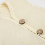 WOLLIES Amsterdam - Wollen Kinder Vest - 100% Merino Wol - 86-92 - Wit