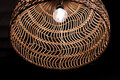 Rotan / Rieten Hanglamp, Handgemaakt, Naturel, ⌀60 cm