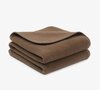 WOLLIES Amsterdam Ledikant Deken - Bruin - Merino Wol - 135 x 95 cm