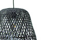 Bamboe Hanglamp, Handgemaakt, Zwart, ⌀40 cm