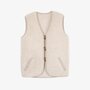 WOLLIES Amsterdam - Unisex Vest / Bodywarmer - Beige - Maat M